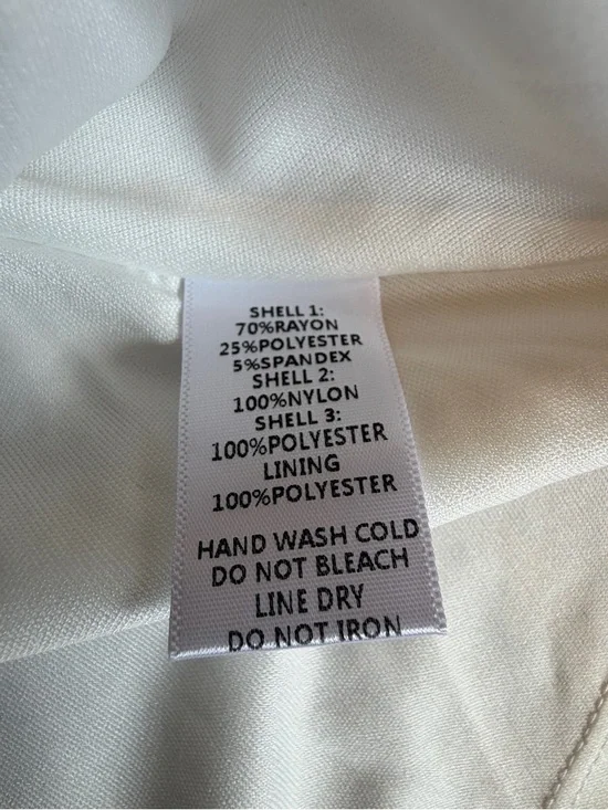 Lulus Women’s White Perfect Evening Lace Skater Sleeveless Dress Size S - Picture 8 of 11